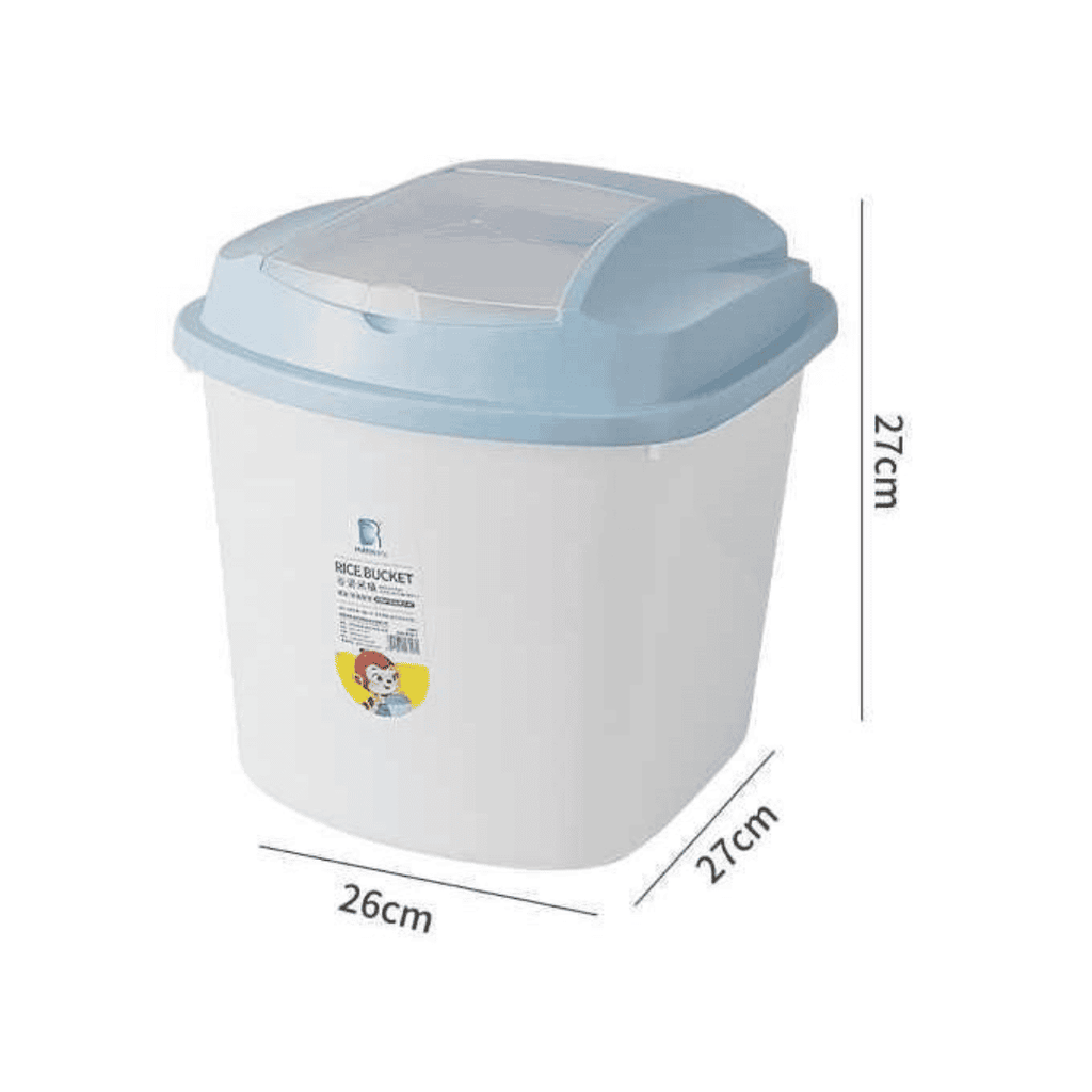 Rice/Cereal Bucket with Measuring Cup
