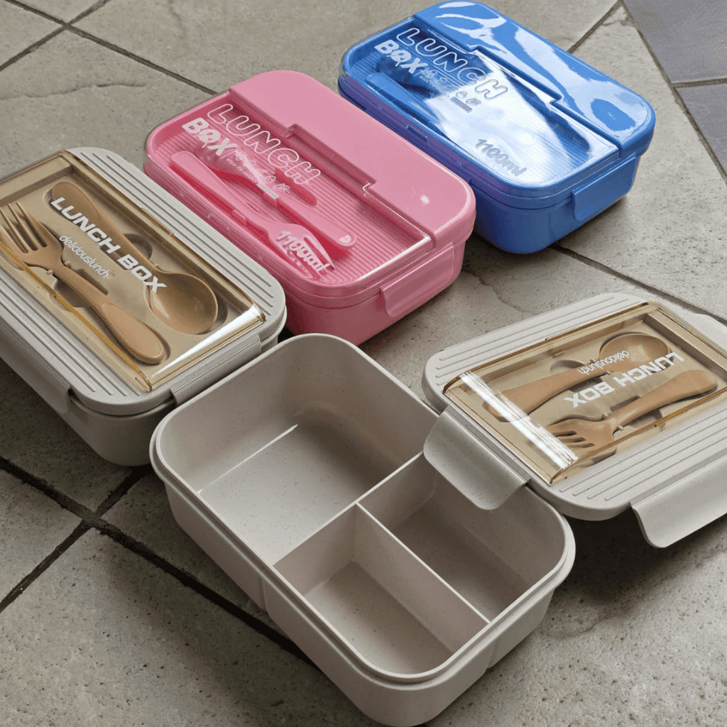 Bento Lunch Box with 3 Compartments