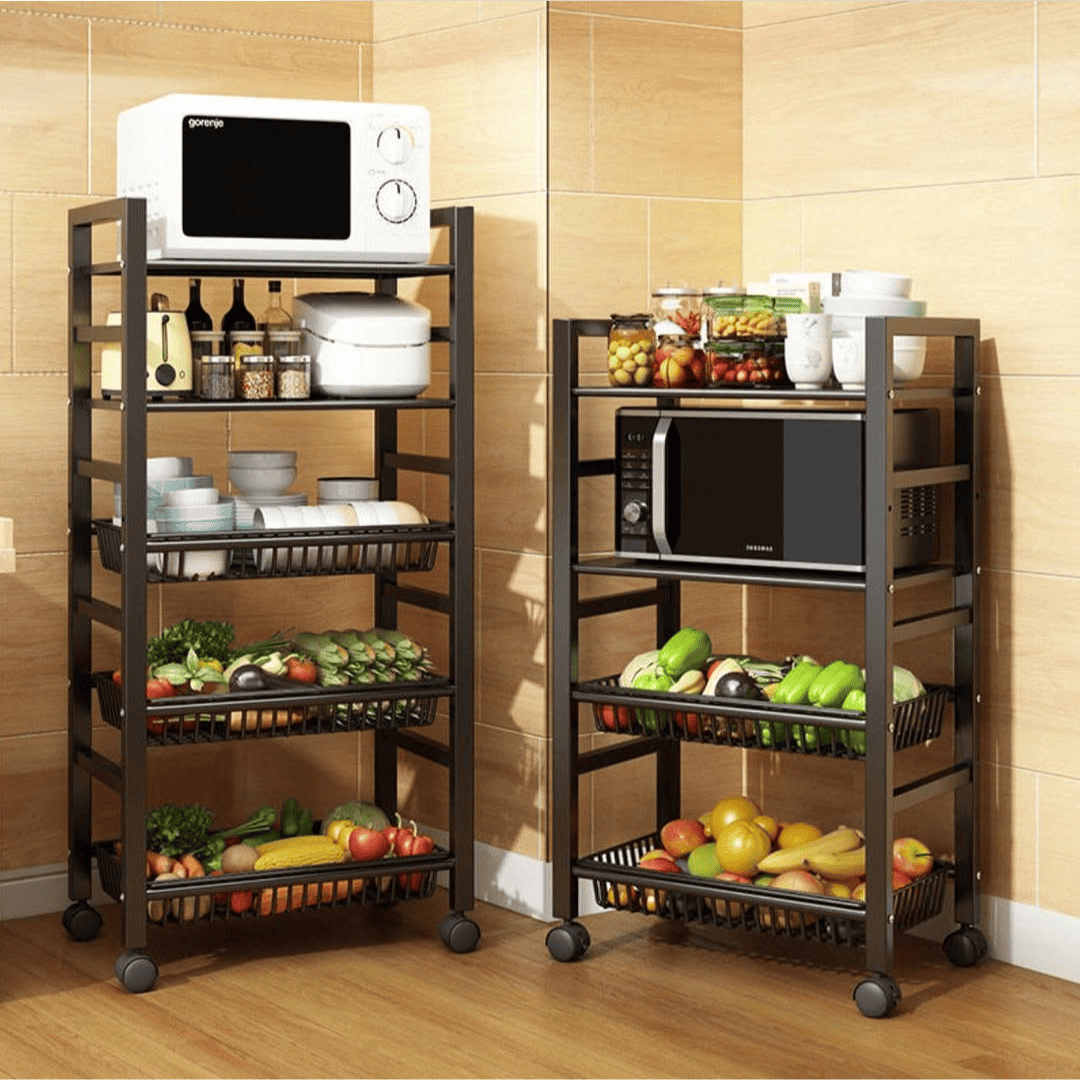 Metallic Kitchen Rack