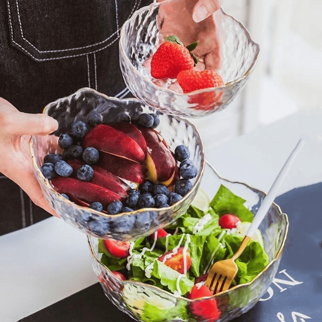 3 Pcs Set Salad/Fruit Bowl