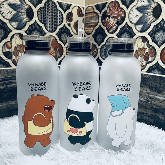 1000ml Frosted Water Bottle