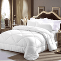 Binded White Stripes Duvet Set