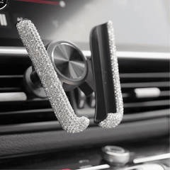 Car Phone Holder Women Diamond Crystal