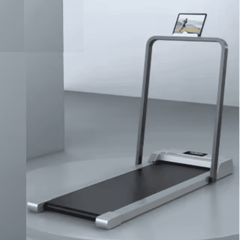 Foldable Walking Pad Treadmill with Handle Bars