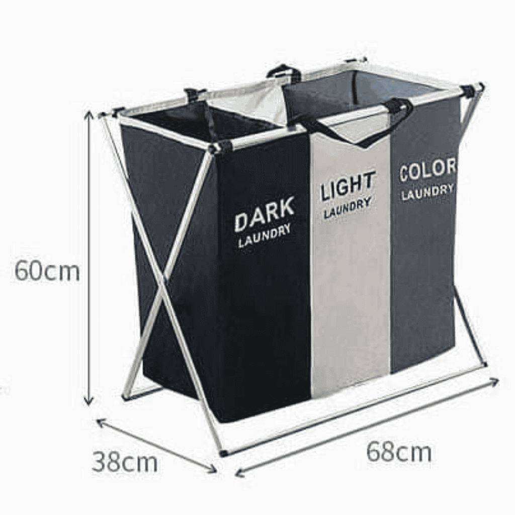 3 Grid Foldable Laundry Basket