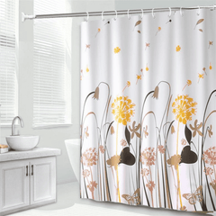 Shower Curtain EVA Waterproof Bathroom Liner
