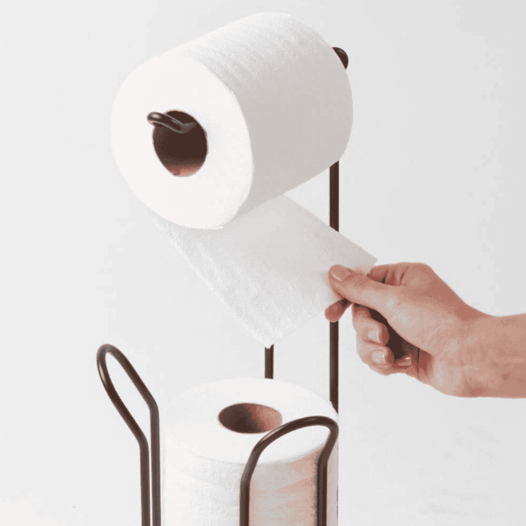 Stainless Steel Free Standing Tissue Holder