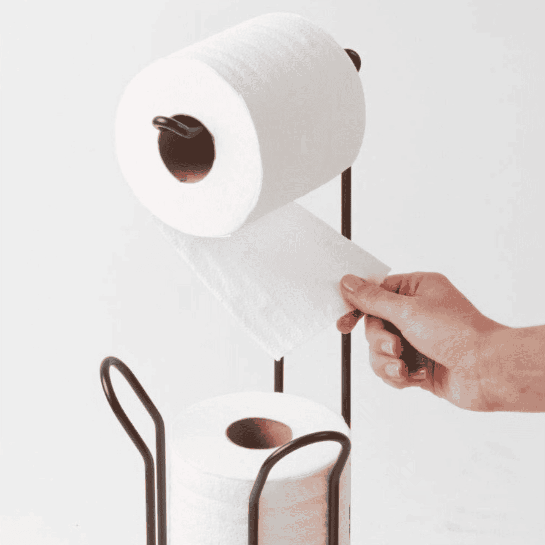 Stainless Steel Free Standing Tissue Holder