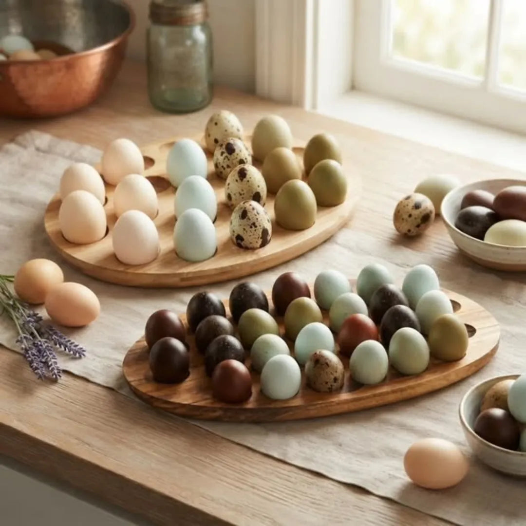 Wooden Egg Storage Box