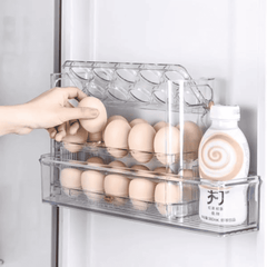 Autoflip Fridge Egg Storage Plastic Box