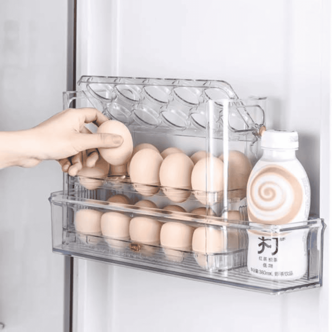 Autoflip Fridge Egg Storage Plastic Box