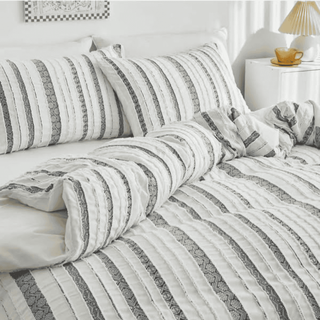 Textured Duvet Cover Set