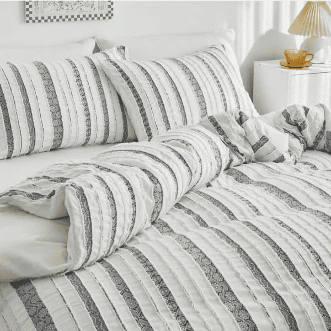 Textured Duvet Cover Set