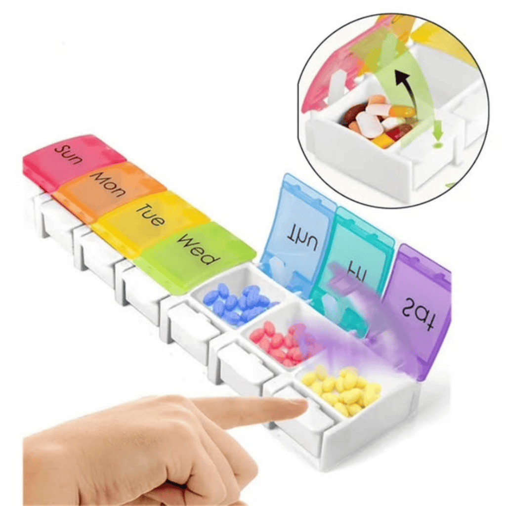 Weekly Medicine Pill Organizer