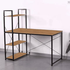Wooden and Metal Desk