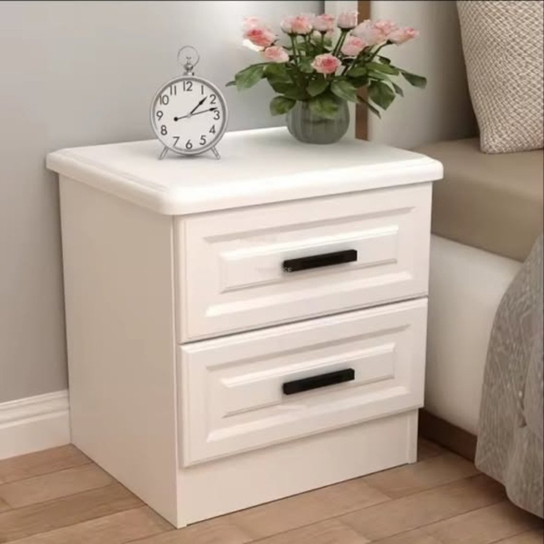 White Bedside Nightstand