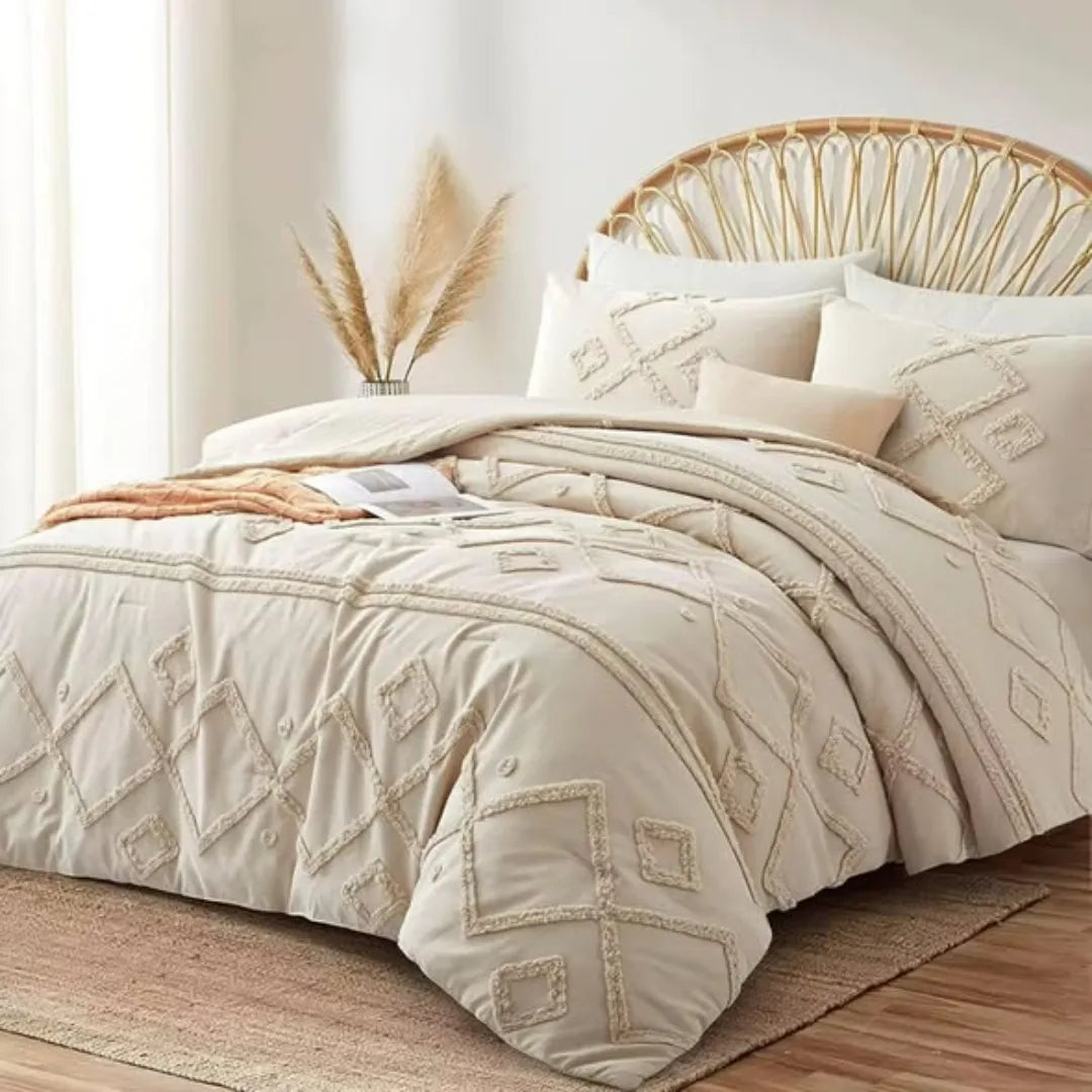 6*7 Tufted Design Duvet Cover
