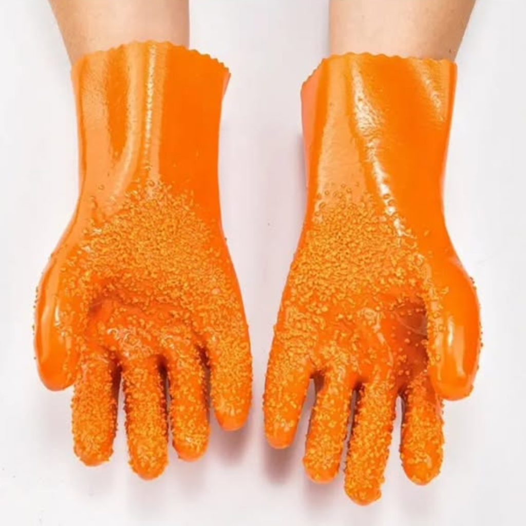 Hard silicone Latex Studded Gloves