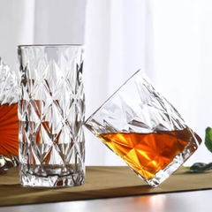 6 pcs Heavy Duty Crystal Clear Long Glass
