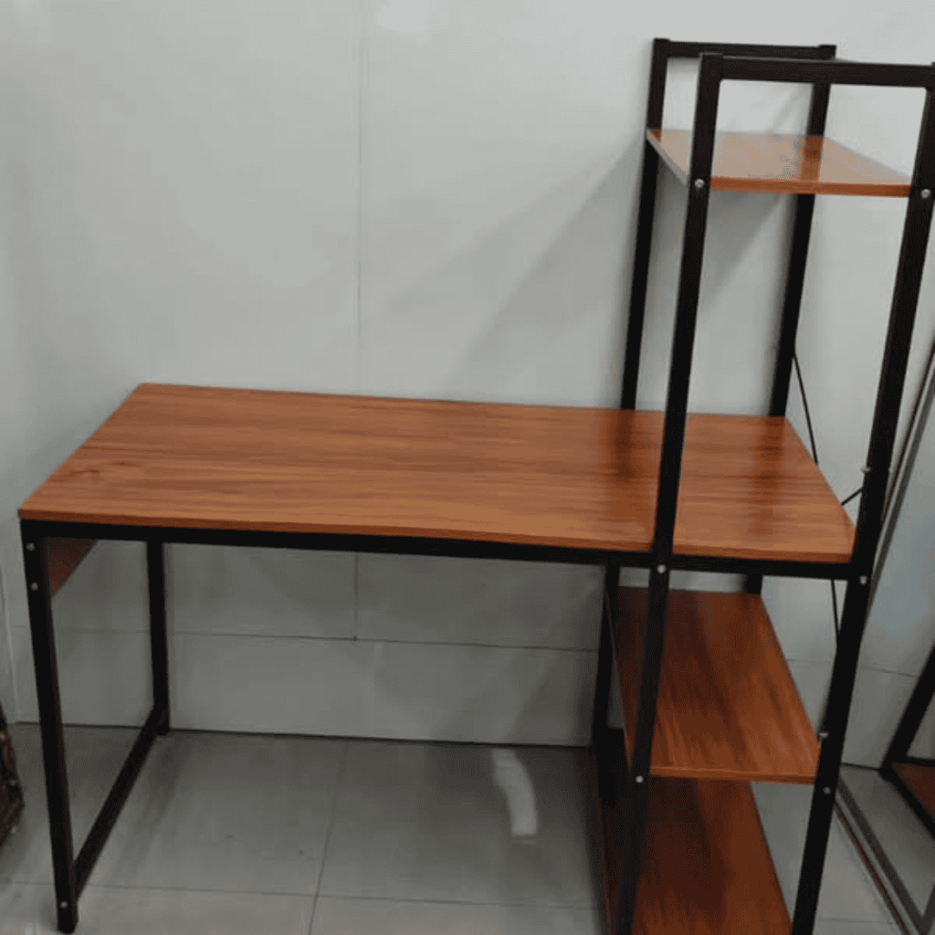 Wooden and Metal Desk