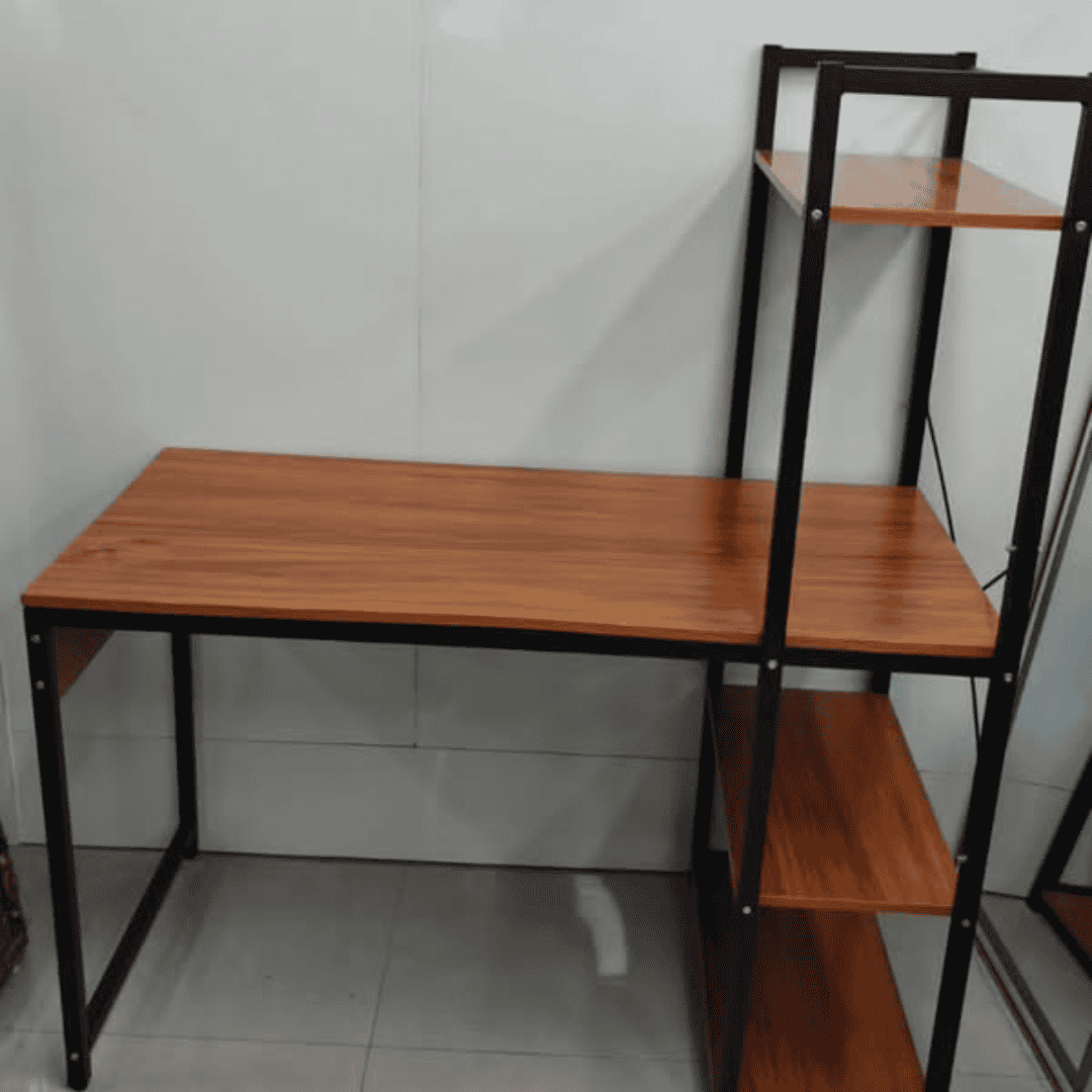 Wooden and Metal Desk
