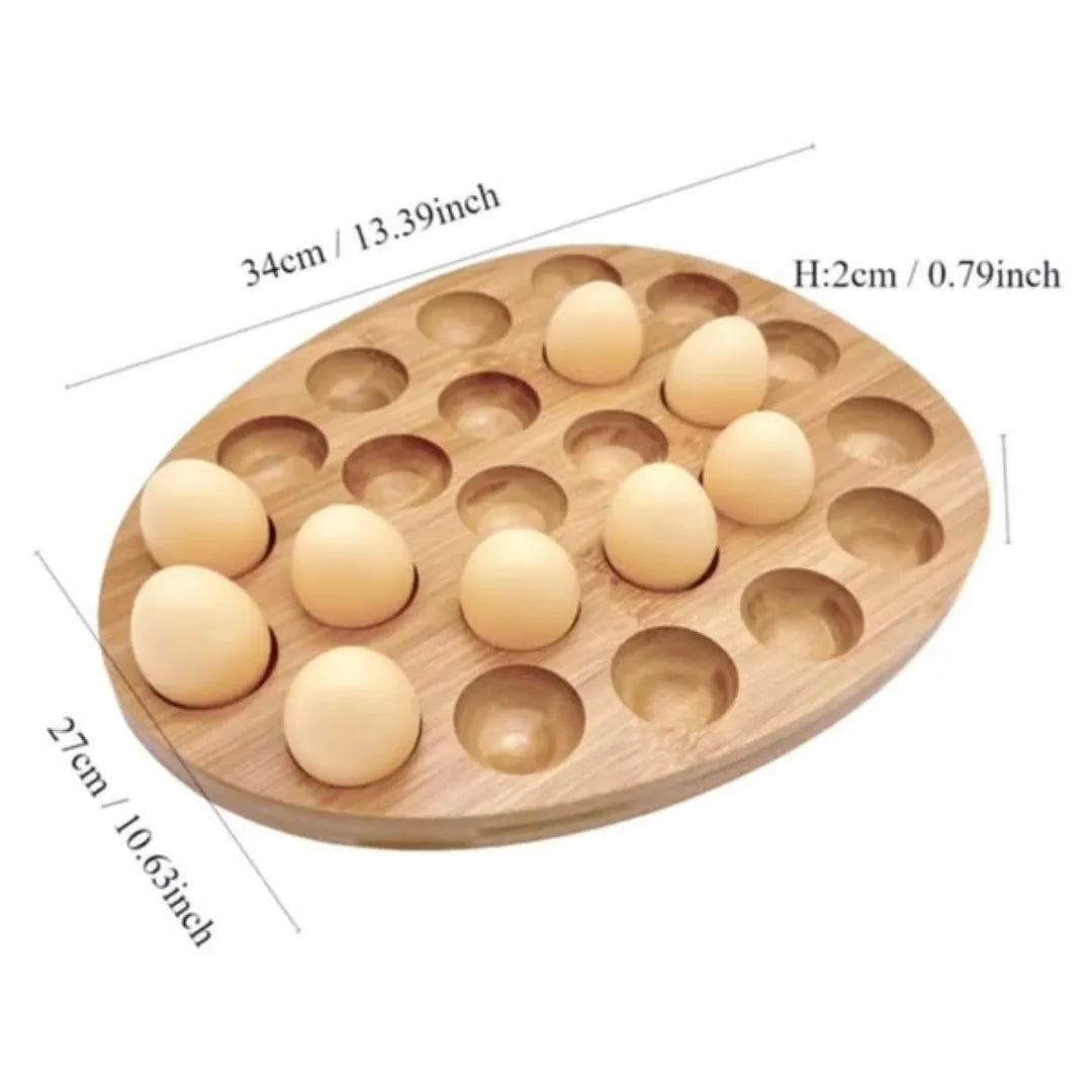 Wooden Egg Storage Box