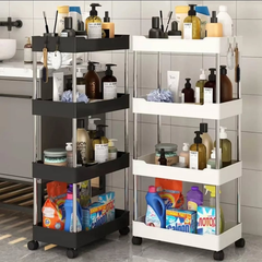 4-Layer Multipurpose Storage Rack With Wheels
