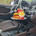 Multifunctioal car food drink dinning tray