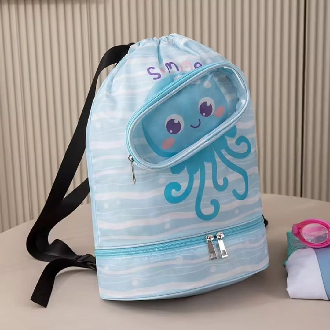 Kids Waterproof drawstrings Swimming Bag