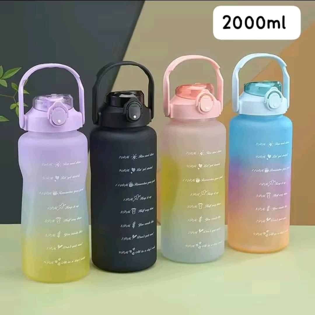 3in1 Motivation Water Bottle