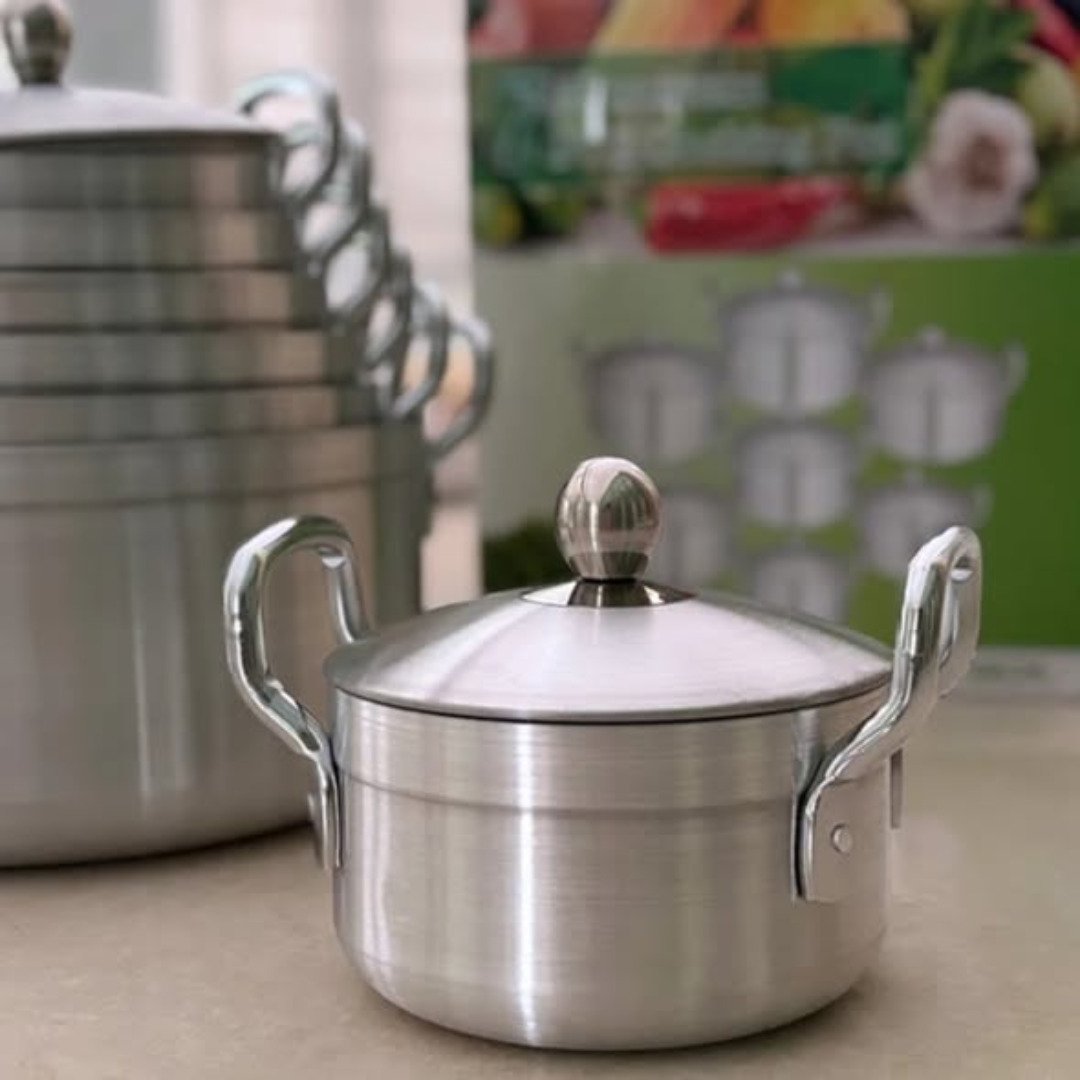 7pc Aluminium Cookware Set