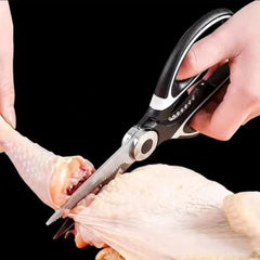 Stainless steel multi function kitchen scissors/shears