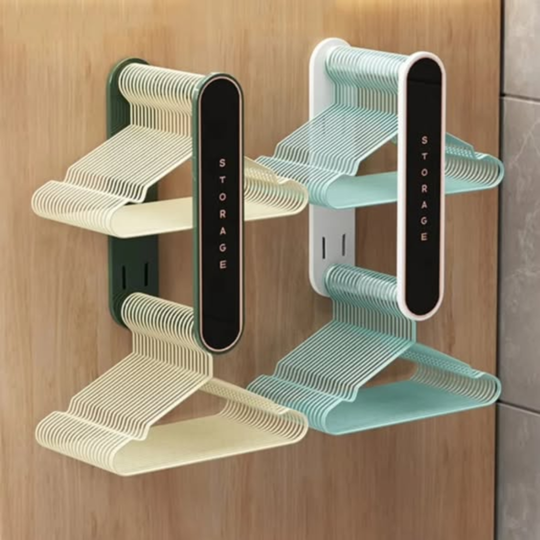 Retractable Hanger Storage Shelf