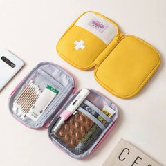 Portable First Aid Pouch or Medicine Travel Bag