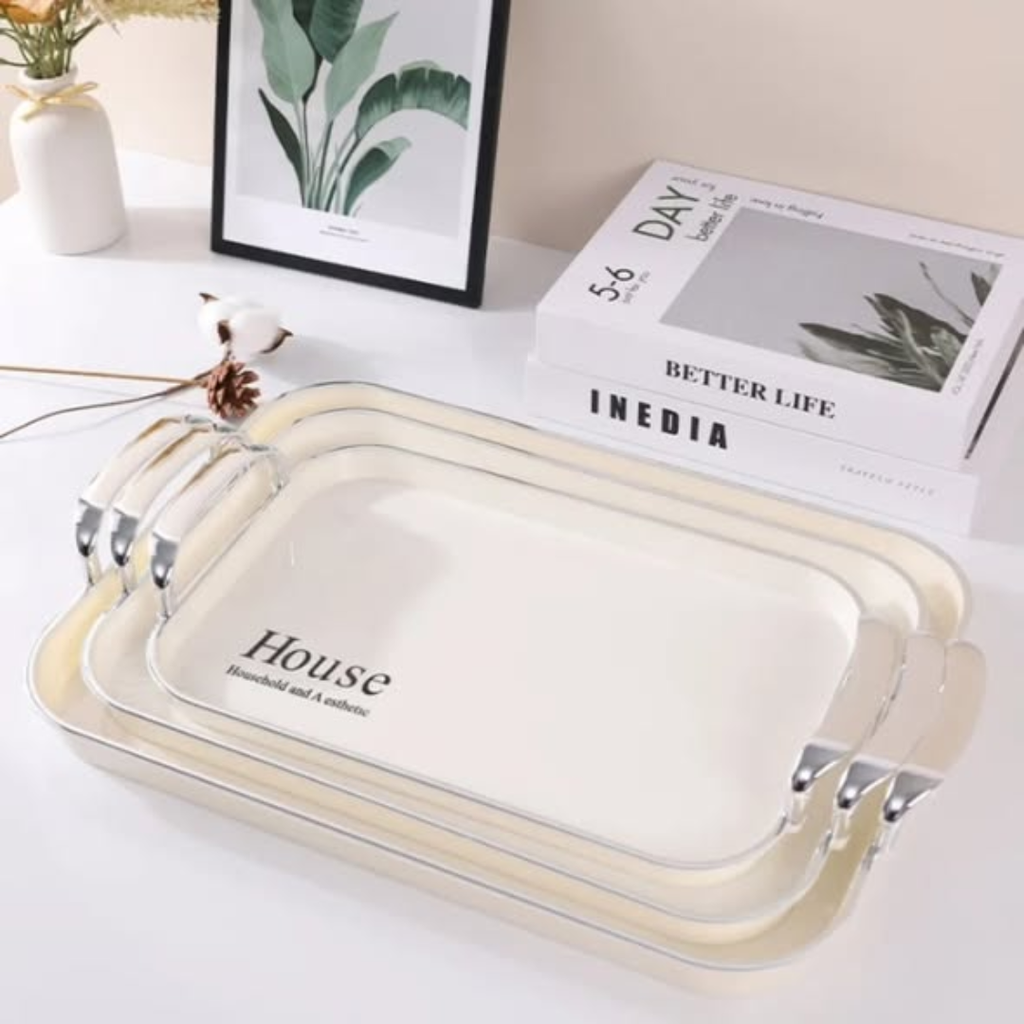3 Pcs Acrylic Tray