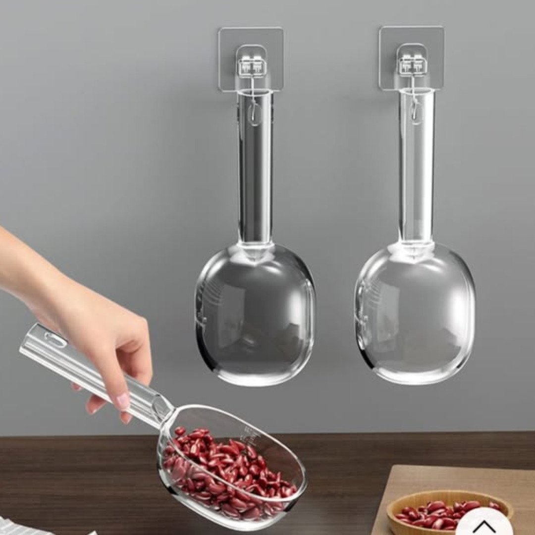 3 Pcs Acrylic scoop with a long handle