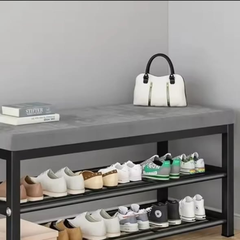 3-Tier Shoe Bench for Entryway