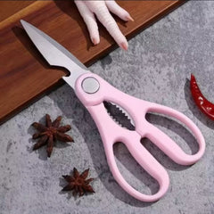 Stainless steel multi function kitchen scissors/shears