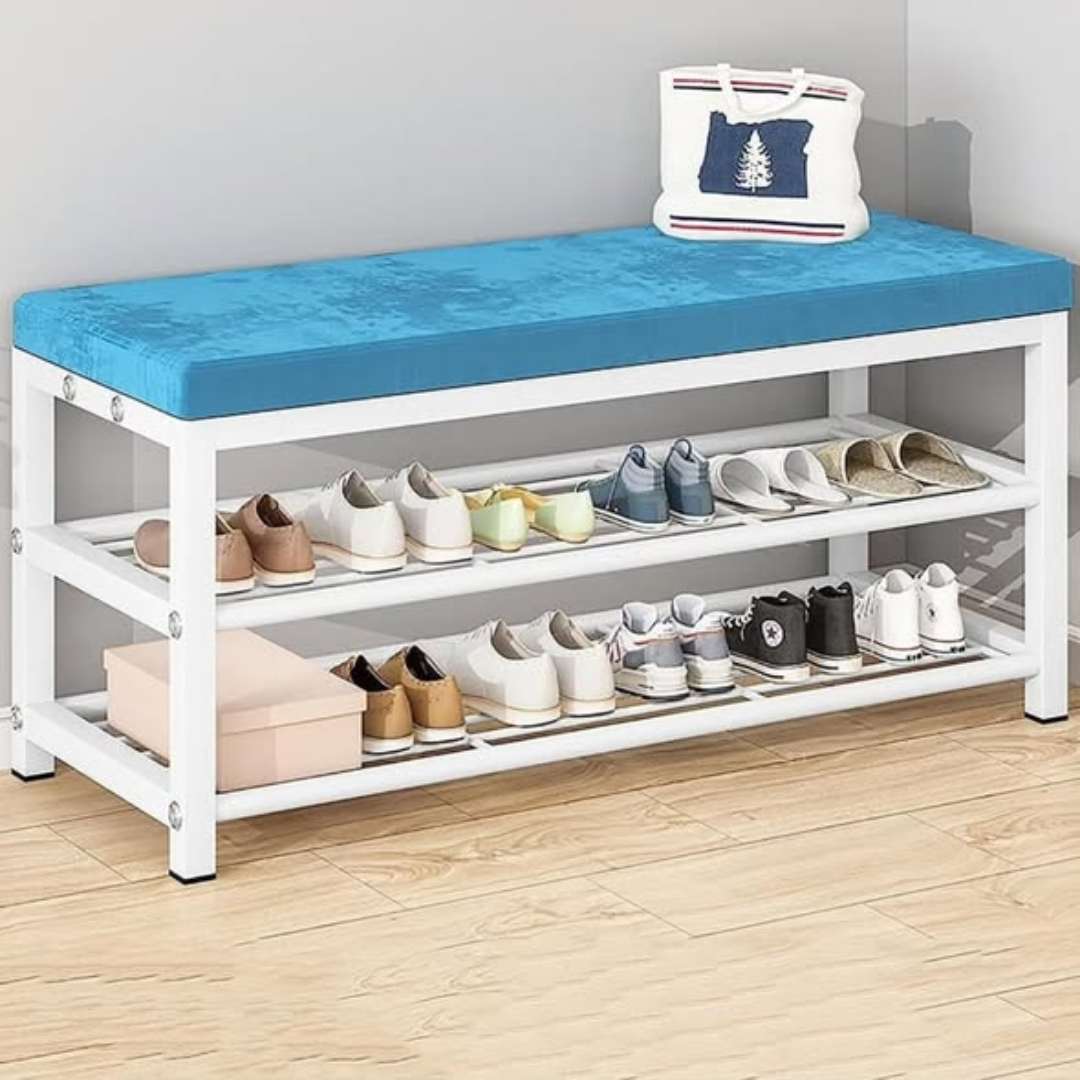 3-Tier Shoe Bench for Entryway