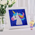 DIY Diamond Crystal Painting Cartoon with Frame Wall Décor