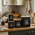 4 in 1 Kitchen Canisters Set