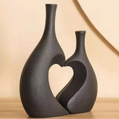 2 in 1 Deco Heart Shaped Flower Vase