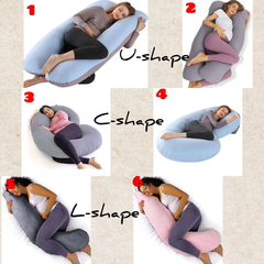 U-Shaped C-Shaped and L-Shaped Pregnancy Pillows