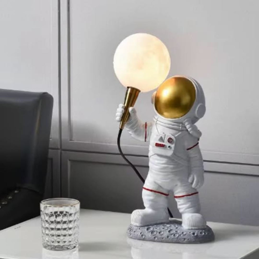 Astronaut Moon Lamp