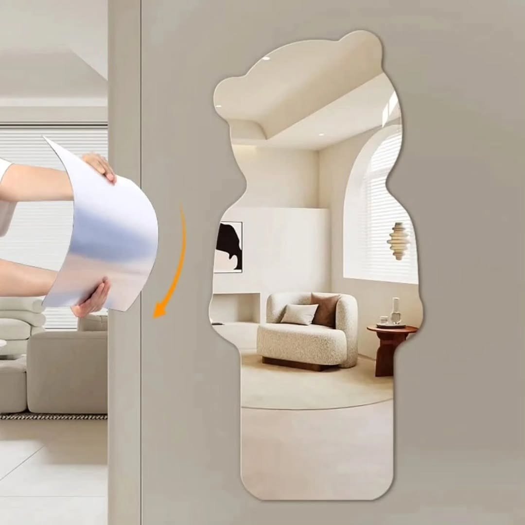 Peel and Stick Acrylic Wall Mirror