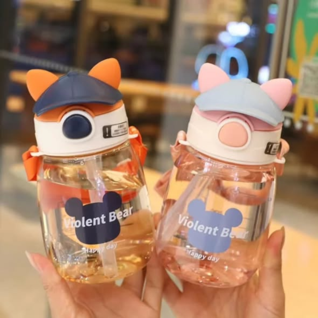 Violent Bear Kids Water Bottle