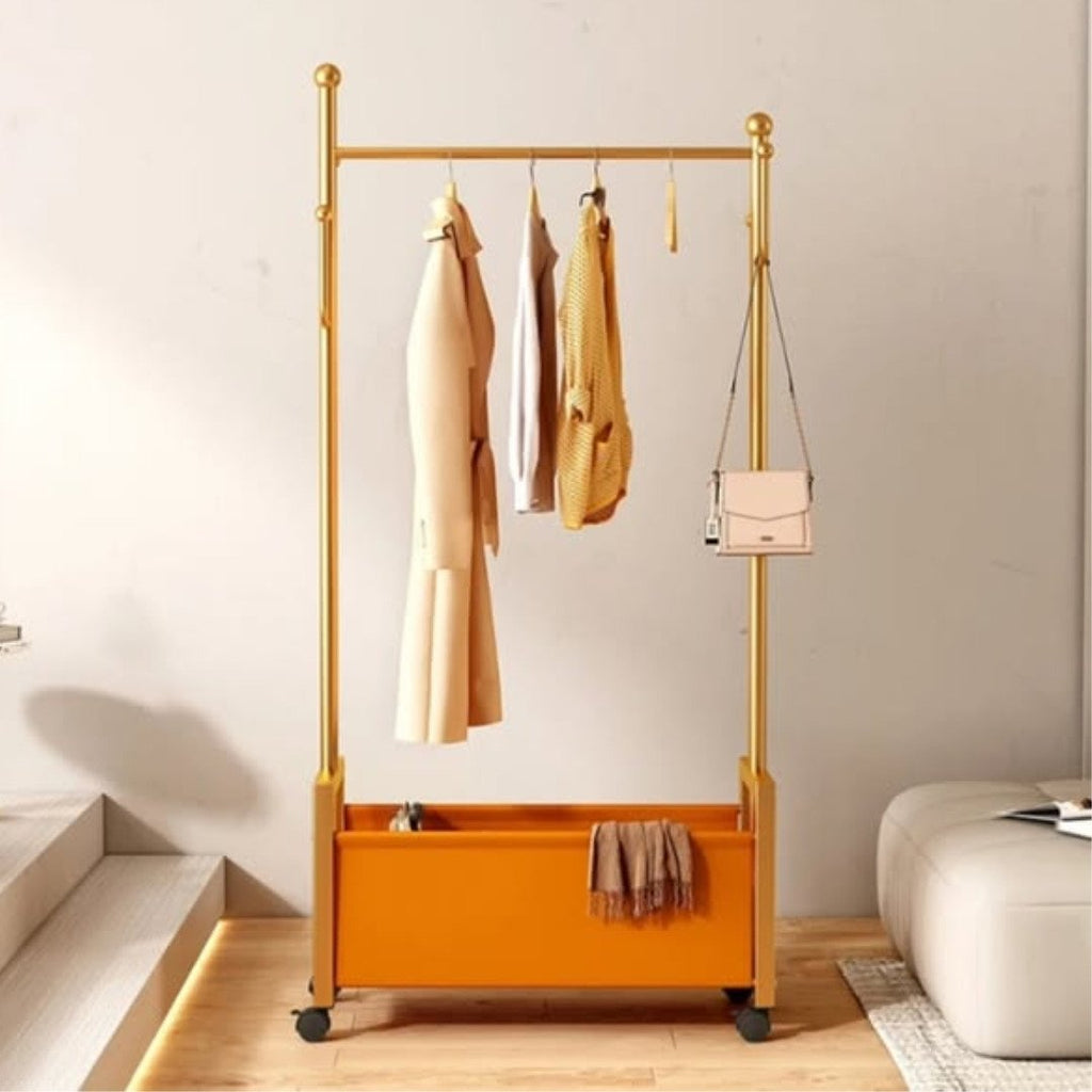 Metallic Clothes Rack