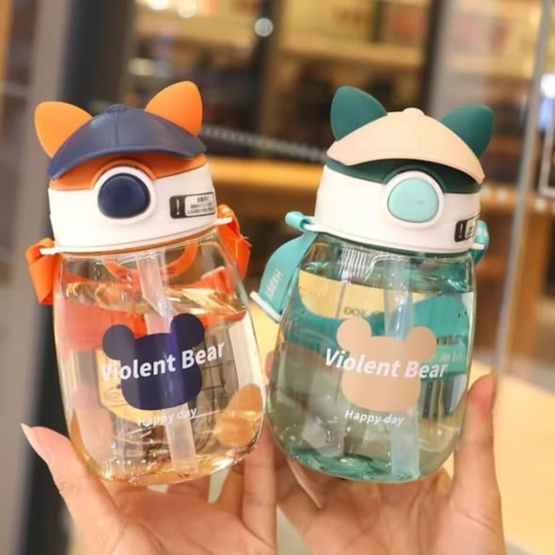 Violent Bear Kids Water Bottle