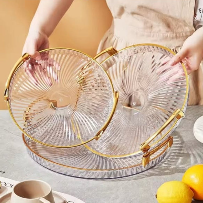 3 pcs Elegant Acrylic Fruit Tray Set
