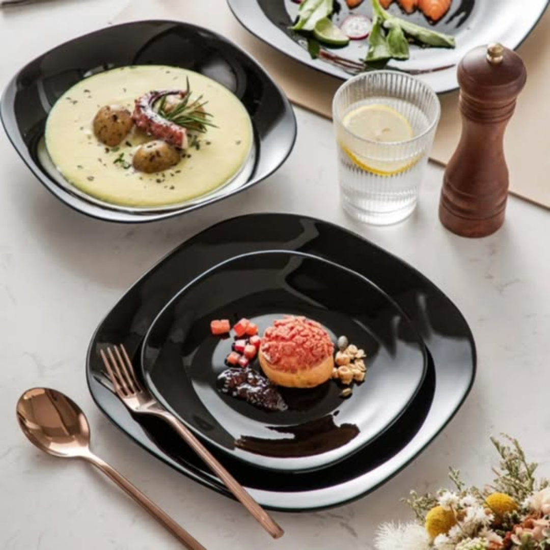 Opal Glass Dinner Set 24 Pcs